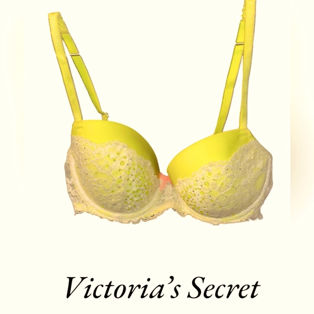 VS DREAM ANGELS BLING LINED DEMI BRA